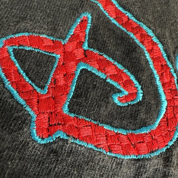 Rare VTG DISNEY Originals Walt Disney World Embroidered T Shirt 90s Rainbow‎ Med - Picture 8 of 11